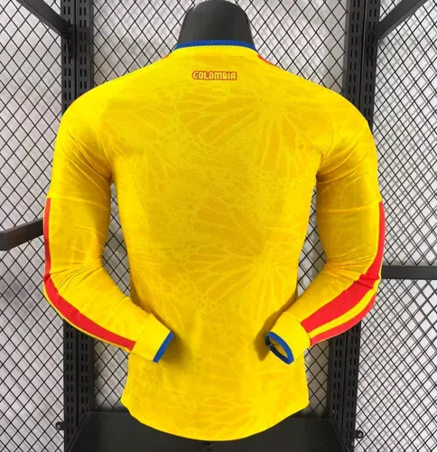 2026 Langarm Spielerversion Kolumbien Nationalmannschaft Heim-Fußballtrikot   — view 2