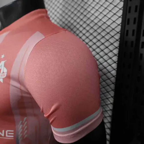2025/2026 Maillot de football version joueur édition spéciale rose de l'Olympique de Marseille  — view 7