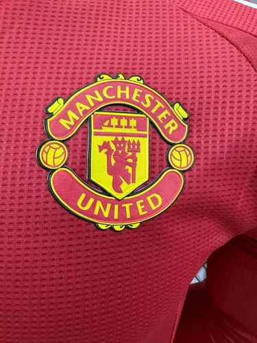 2024/2025 Spielerversion Manchester United Heim Langarm Fußballtrikot AAA fan-gradät — view 6