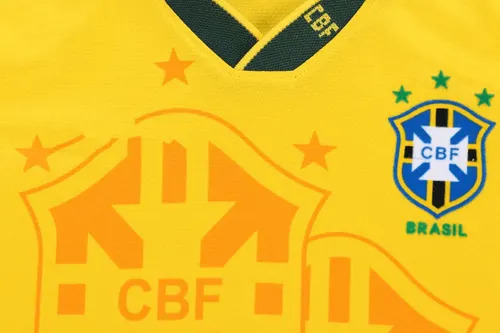 Camisa de Futebol Retro 1994 Brasil Casa   Tamanho Infantil — view 5