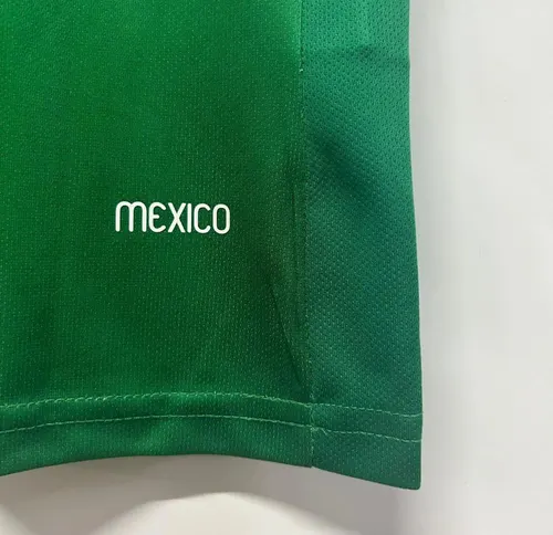 Camisa de Futebol Retro 2006 México Casa  — view 6