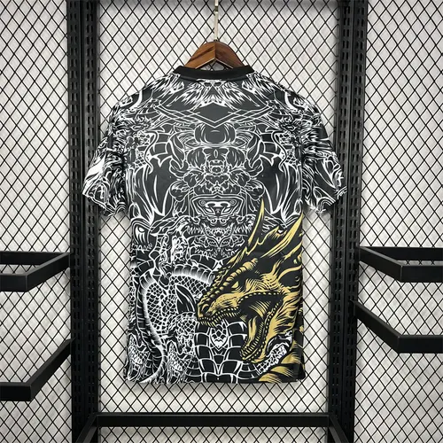 2024/2025 Real Madrid Black Dragon pattern Special Edition Jersey — view 2