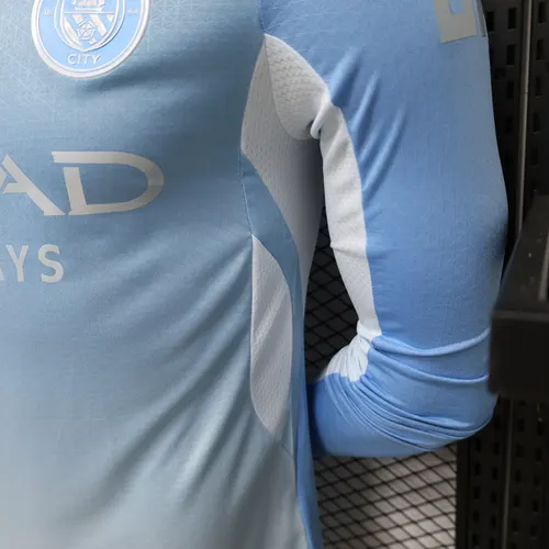 2026/2027 Long Sleeve Player Version Manchester City Home Football Jersey   — view 9