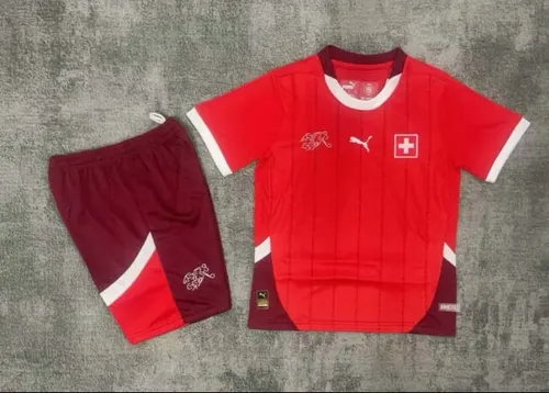 2024 Suiza Camiseta de Fútbol Local AAA Grado Aficionado Talla Infantil — view 1