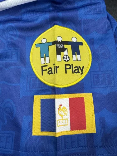 1996 Retro France Home Football Shirt  — view 6