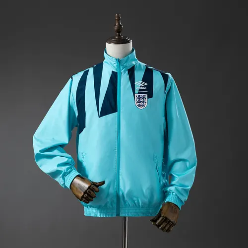 2026 England Reversible Jacket Windbreaker -Light Blue Soccer Jersey  — view 2