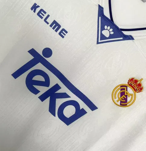 Camisa de Futebol Real Madrid Terceiro Casa Retrô 1996/1997 - — view 6