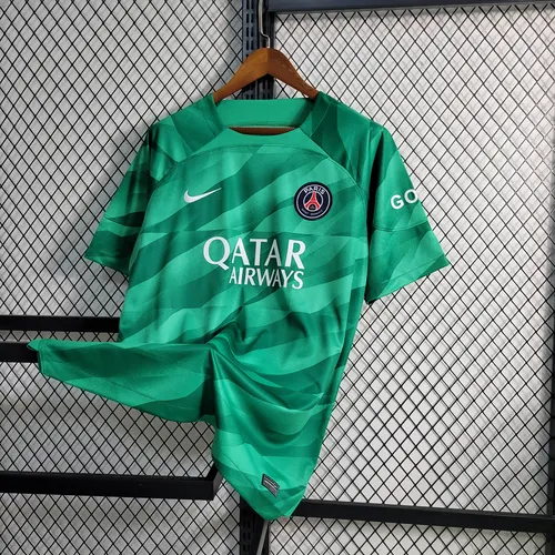 2023/2024 Psg Paris Saint-Germain Goalkeeper Green Football Shirt — view 8