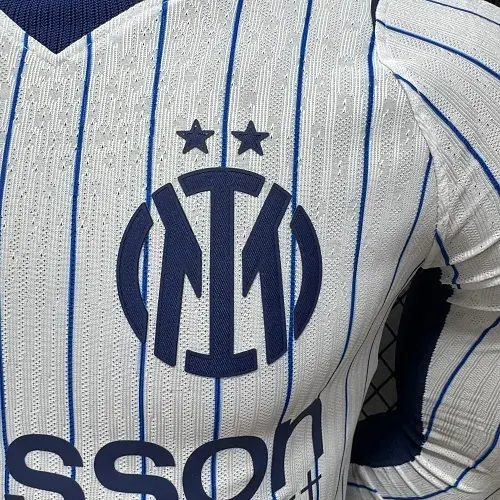 Camisa de Futebol Inter de Milão 2026/2027 Fora Manga Longa Versão Jogador   — view 9