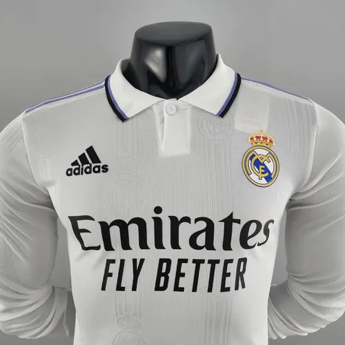 2022/2023 Manga Larga Versión Jugador Real Madrid Local  — view 3