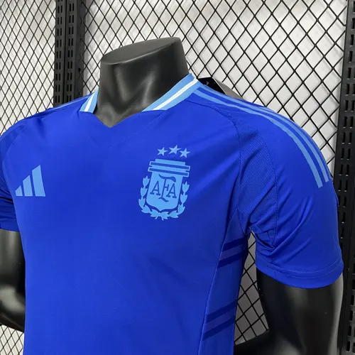 2024-2025 Spielerversion Argentinien Auswärts Fußballtrikot  — view 3