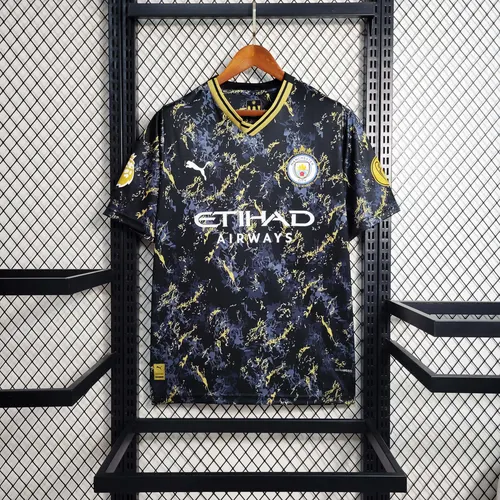 Camiseta de Fútbol Negra Edición Especial Manchester City 2023/2024  — view 1