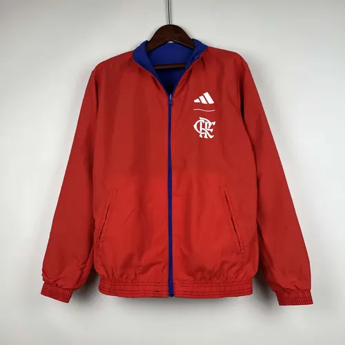 2023-2024 Flamengo Lässig Wende-Windbreaker (Blau-Rot) Fußballtrikot AAA fan-gradät — view 9