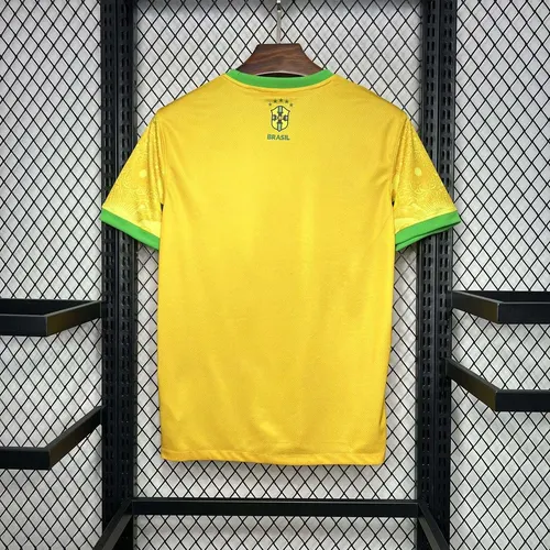 2024 Brasilien Special Edition Jesus Gelb Fußballtrikot AAA Fan-Qualität — view 3