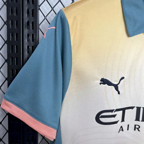 2024/2025 Manchester City Viertes Auswärts Fußballtrikot AAA fan-gradät — view 5