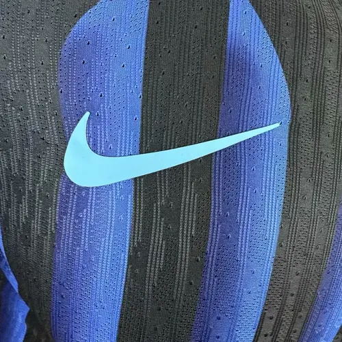 2025/2026 Maillot de football domicile Inter Milan version joueur manches longues landaise — view 4