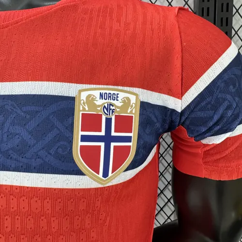 2026 Versión Jugador Camiseta Local de la Selección de Noruega   — view 7