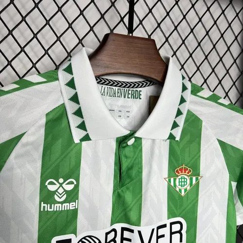 Camisa de Futebol Real Betis Home 2024/2025 Qualidade Tamanho Infantil — view 3