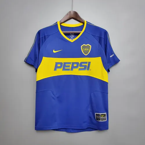 2003/2004 قميص Boca Juniors المنزلي رجعي جودة تايلاندية — view 1