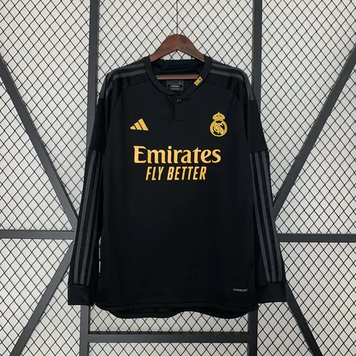 2023/2024 Manga Larga Real Madrid Camiseta Tercera Visitante  — view 1