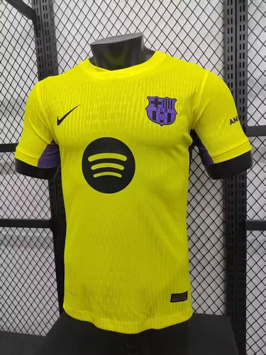 2025/2026 Version Joueur Barcelona Extérieur Jaune Maillot de Football  — view 5