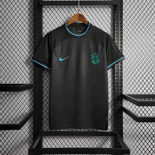 2022 Brasilien Konzept Edition Trikot Schwarz — view 2