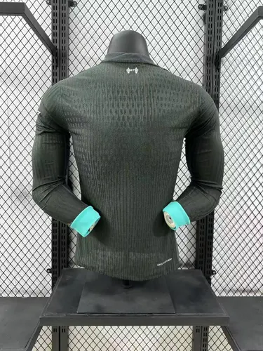 2024/2025 Langarm Liverpool Auswärts Spielerversion Fußballtrikot  — view 2