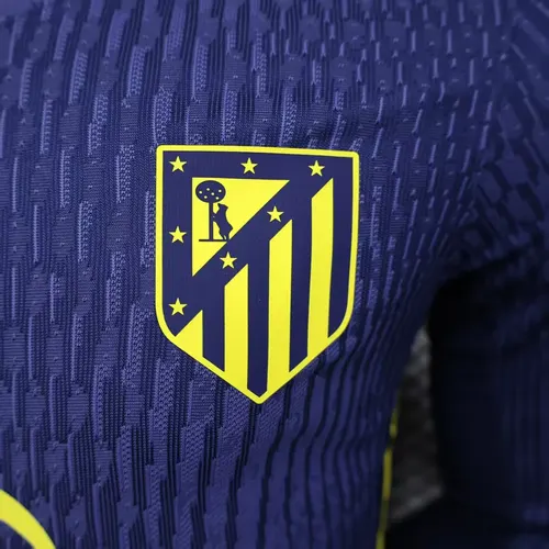 2025/2026 Long Sleeve Player Version Atletico Madrid Away Football Jersey  — view 5