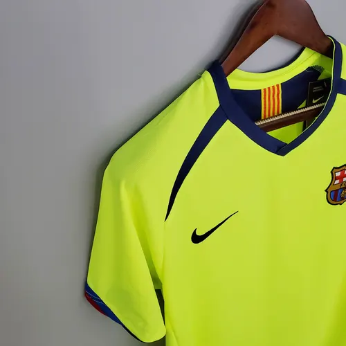 Camiseta de Fútbol Retro Visitante 2005/2006 Barcelona Calidad Thai — view 6