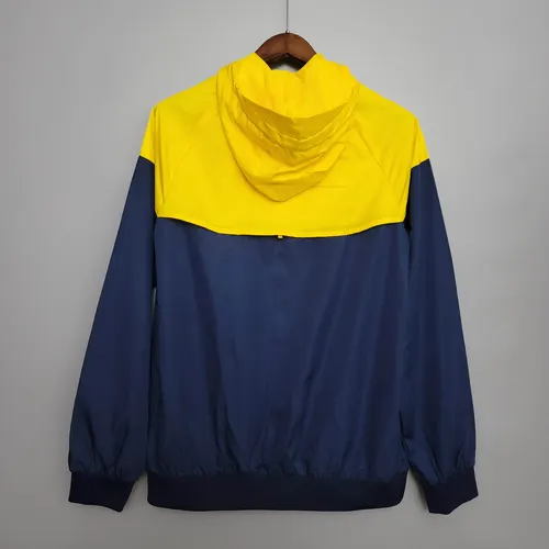 2021 Windbreaker Blue-Yellow Boca Juniors Jersey  — view 2