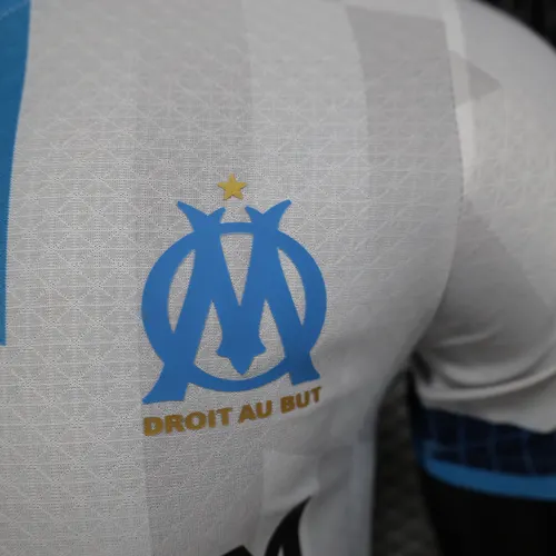 2024/2025 Player Version Olympique de Marseille Home Football Jersey — view 6