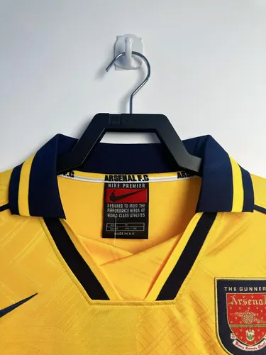 1996-1997 Retro Langarm Arsenal Auswärts Fußballtrikot  — view 3