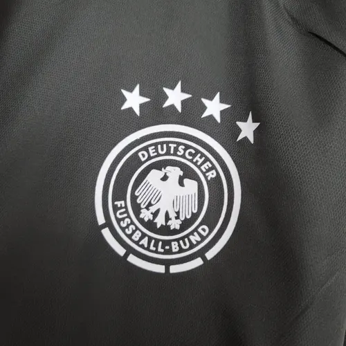 Camiseta de Fútbol Alemania Negra Chubasquero 2021 — view 5