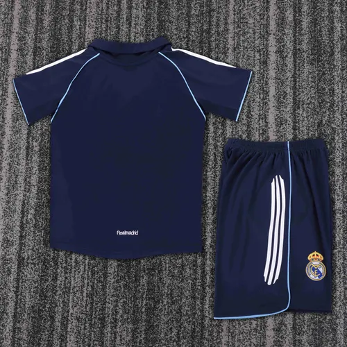 2005-2006 Retro Real Madrid Auswärts Fußballtrikot  Kindergröße — view 2