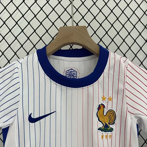 2024-2025 Frankreich Auswärts Fußballtrikot  Kindergröße — view 3