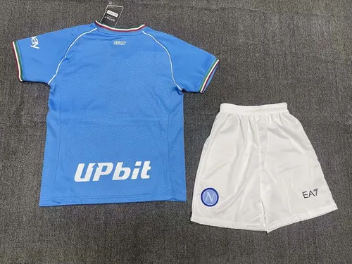 2023/2024 Napoli Home Soccer Jersey  Kids Size — view 2