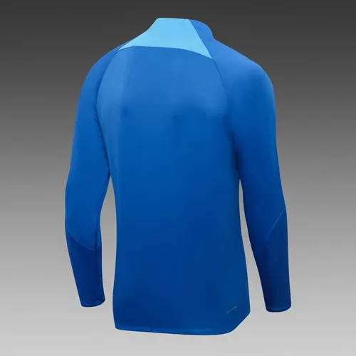 2022 England Half-Pull Training Suit Blue Soccer Jersey Set — view 4