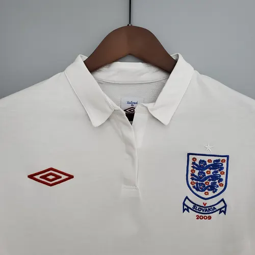2010 Retro England Heim-Fußballtrikot AAA Fan-Qualität — view 4