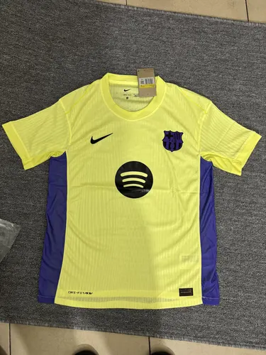 2025/2026 Barcelona Auswärts Gelb Fußballtrikot  — view 1