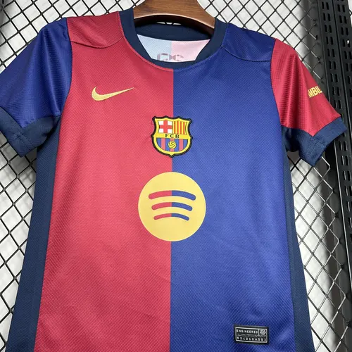 2024/2025 Barcelona Home No Spotify Football Shirt  Kids Size — view 4