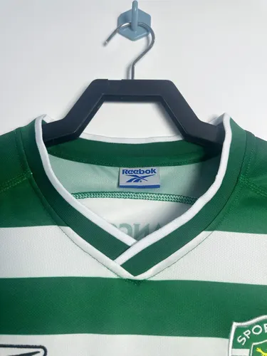 Camiseta de Fútbol Retro Local Sporting de Lisboa 2003-2004 Calidad Thai — view 3