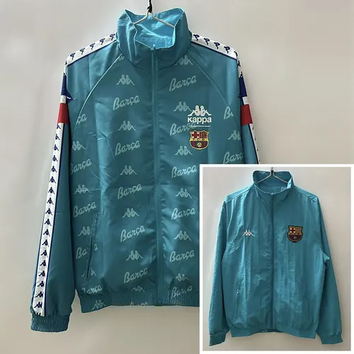 2025/2026 Barcelona Chaqueta Cortavientos Reversible Camiseta de Fútbol  03