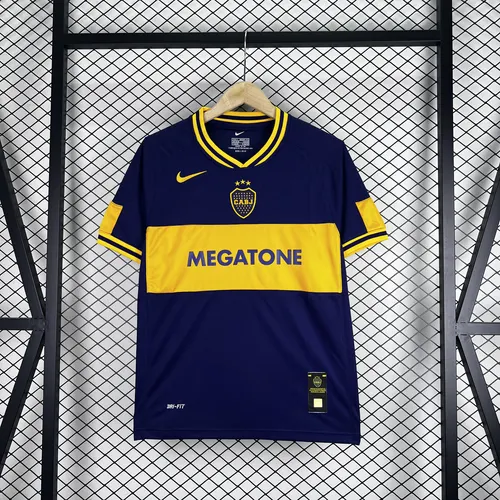 2006/2007 Retro Boca Juniors Heim Fußballtrikot   — view 1