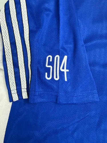 Camisa de Futebol Retro Schalke 04 Casa 1998/2000   — view 8