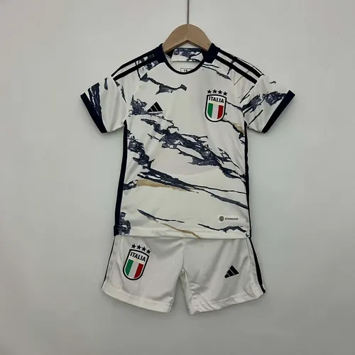 2023 Italien Auswärts-Fußballtrikot Kindergröße