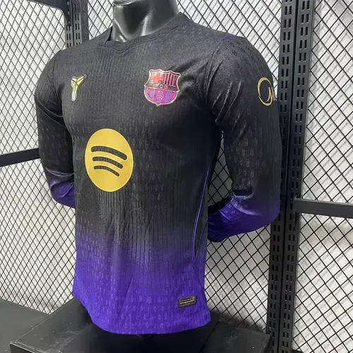 Camiseta de fútbol Barcelona Visitante Manga Larga Versión Jugador 2026/2027   — view 4