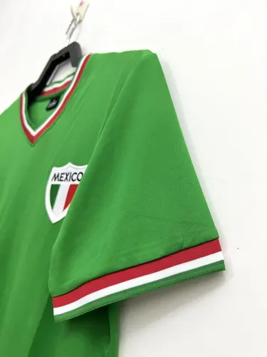 1970 Retro Mexiko Heim Fußballtrikot  — view 4