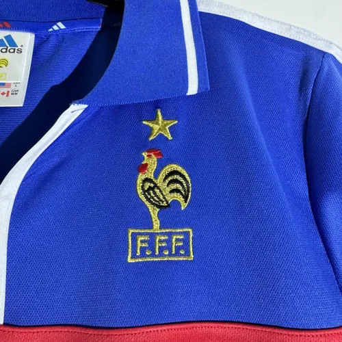 2000 Retro France Home Football Shirt  — view 5