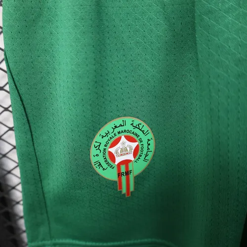 شورت كرة القدم الرئيسي للمنتخب المغربي نسخة اللاعب AAA درجة المشجع 2025 — view 4