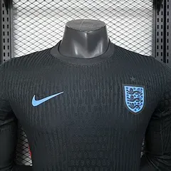 2025/2026 Long Sleeve Player Version England Away Football Shirt  — view 3